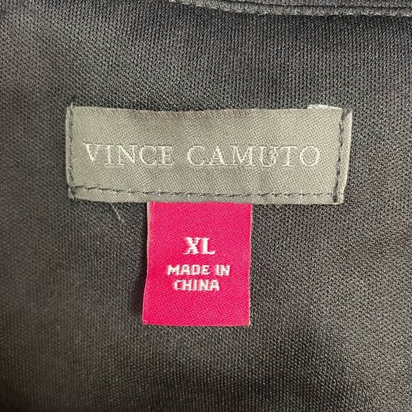 Vince Camuto Black Sequin Long Sleeve Dress - Picture 12 of 14